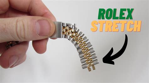 how to remove stretch from Rolex band